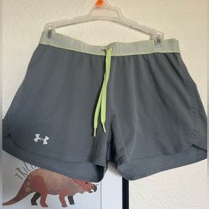 under armor grey shorts